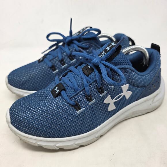 Under Armour Charged Assert 10 Navy Running Shoes Mens Size 7 - Picture 1 of 8